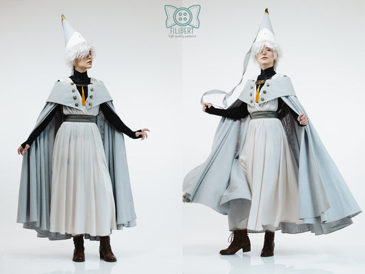 Patron Cosplay PDF – Patron complet Professeur des Sorcières – Filibert Patterns