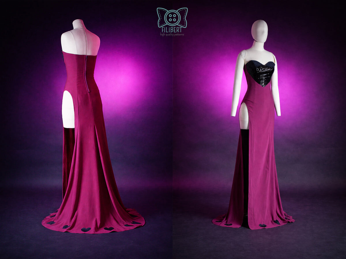 Patron Cosplay PDF – Robe sirène Angel – Filibert Patterns - vue 2