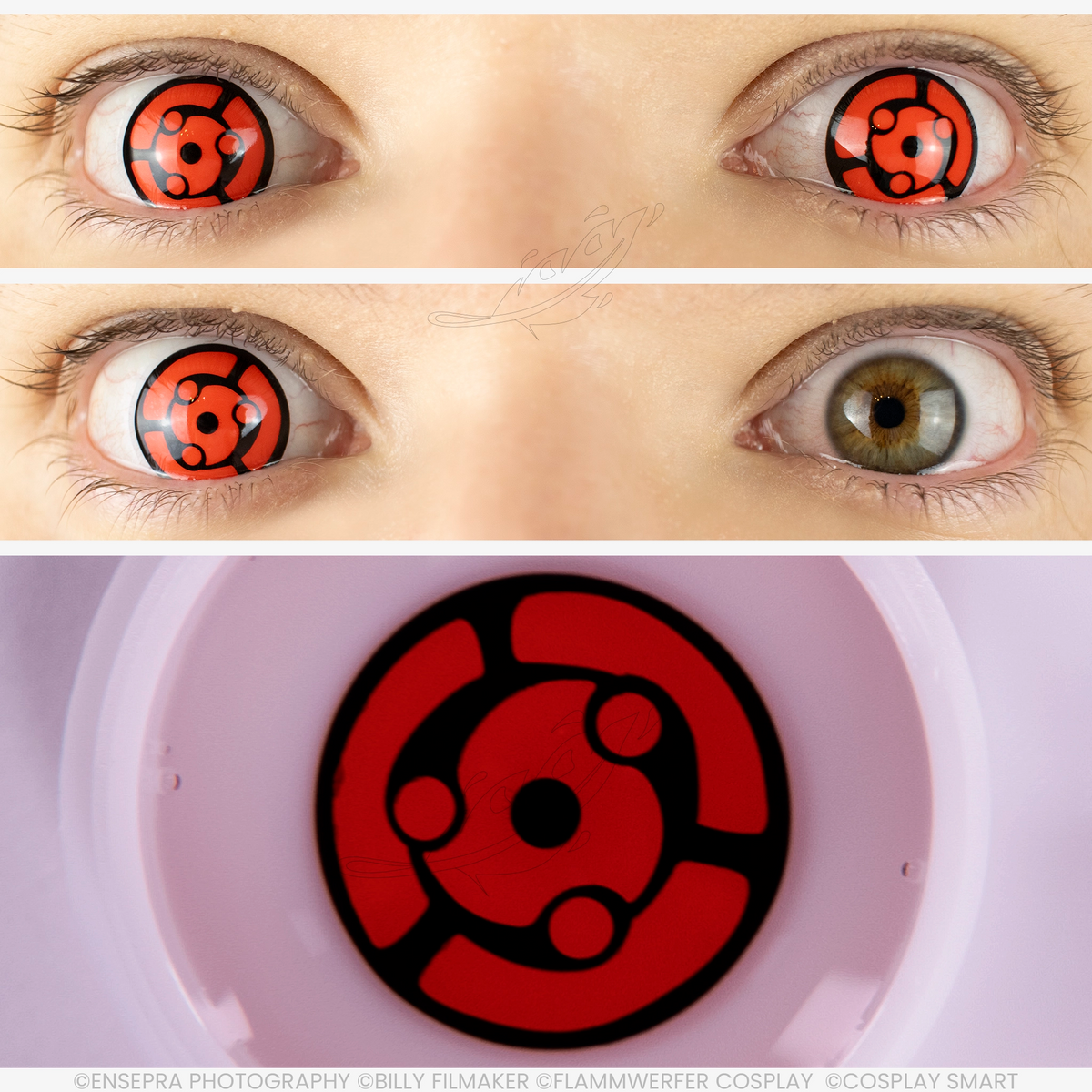 Lentilles Rouge Naruto Madara Uchiha Mangekyô Sharingan Ã‰ternel