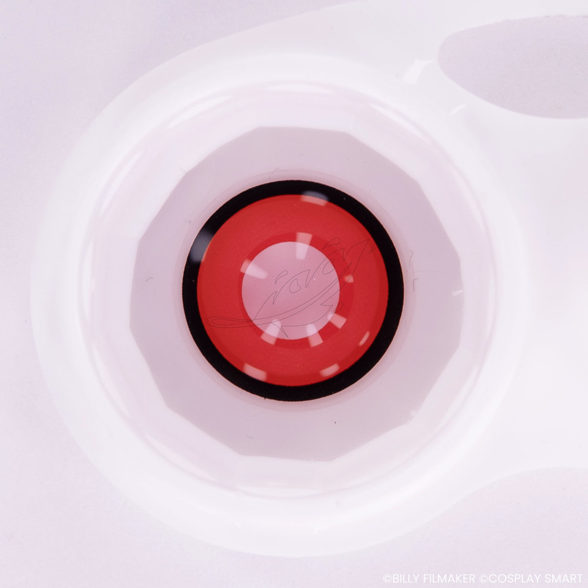 Lentilles Rouge cerclée noire