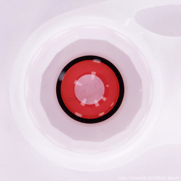 Lentilles Rouge cerclée noire