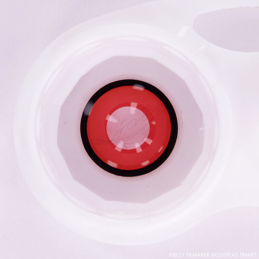 Lentilles Rouge cerclée noire
