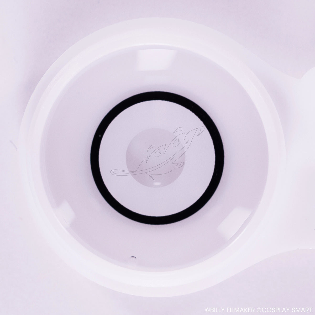 Lentilles Blanche cerclée noire