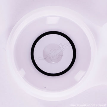Lentilles Blanche cerclée noire