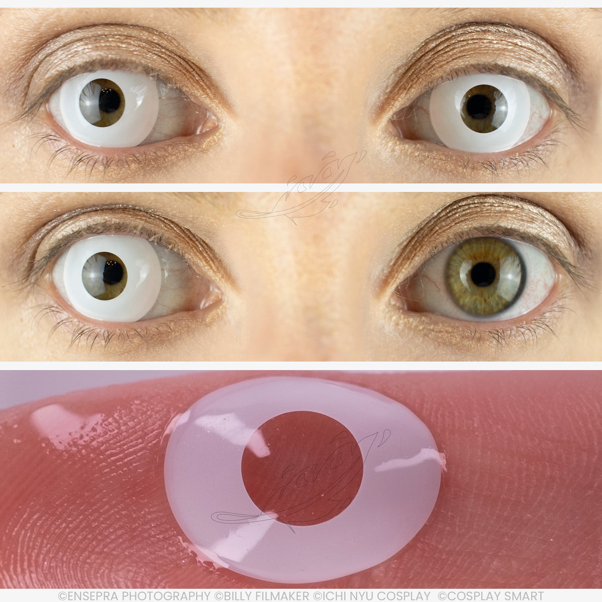 Lentilles Iris Blanc