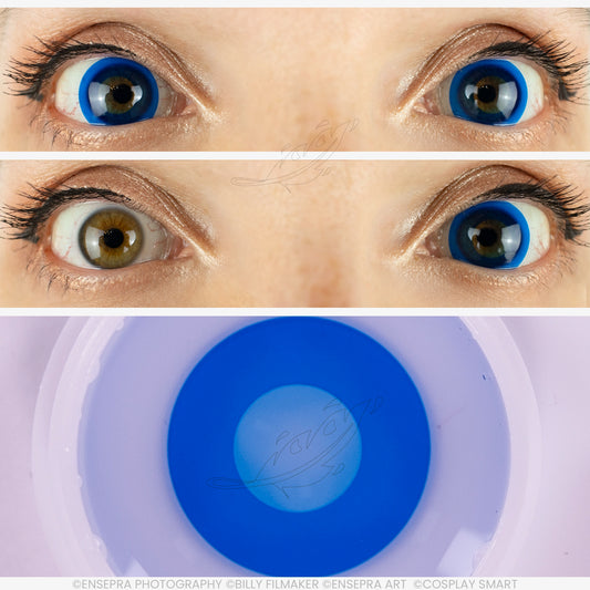 Lentilles Iris Bleu