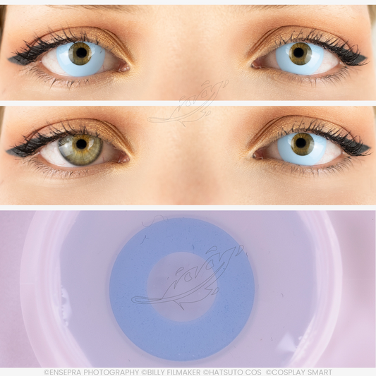 Lentilles Iris Bleu clair