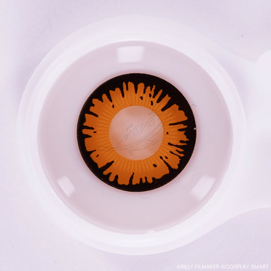 Lentilles Orange striée