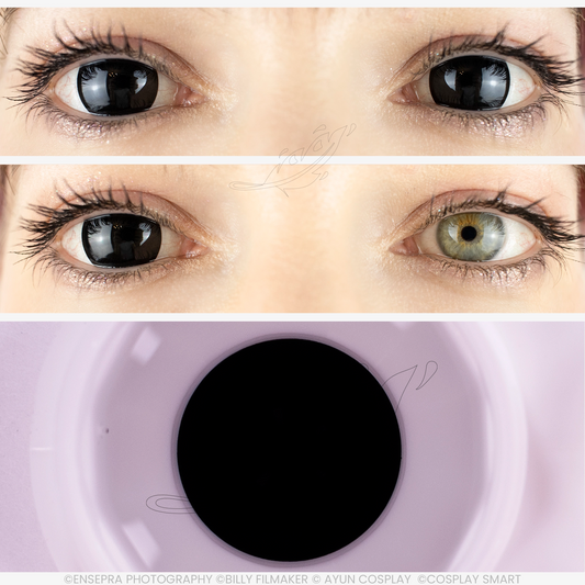 Lentilles Noire sur noir