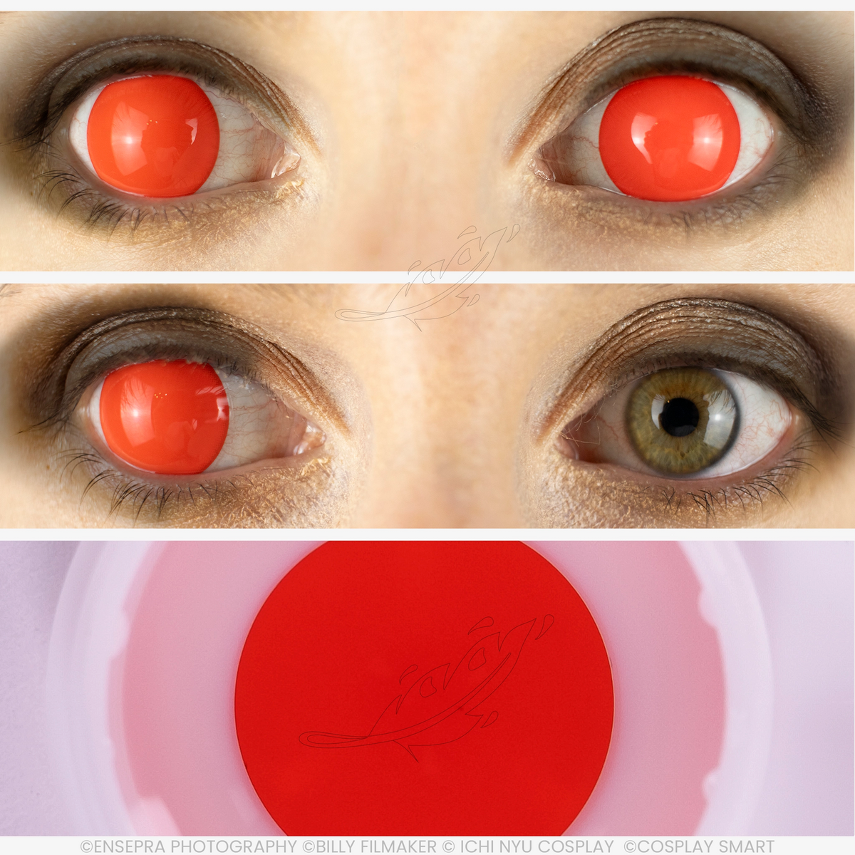 Lentilles Rouge sur rouge
