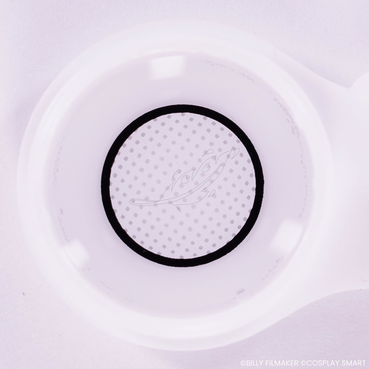 Lentilles Matrice Blanche cerclée noire