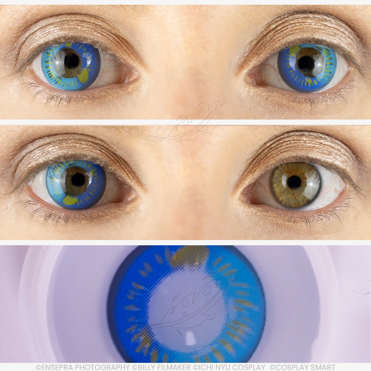 Lentilles Bleu Sweet Anime