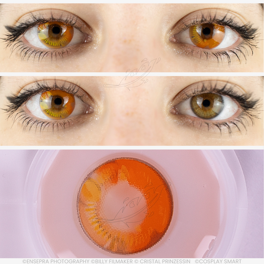 Lentilles Orange Sweet Anime