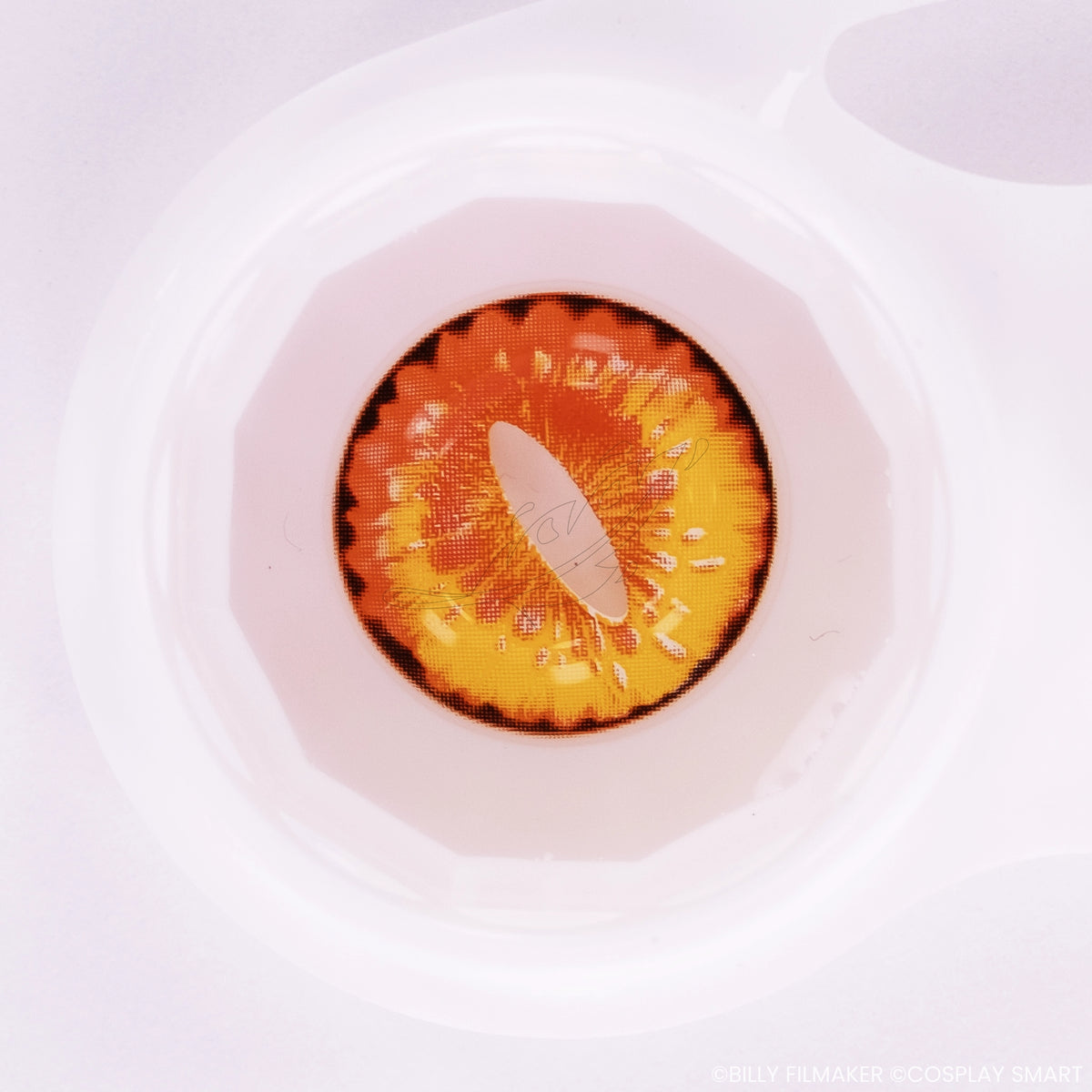 Lentilles Orange Jaune Dragon