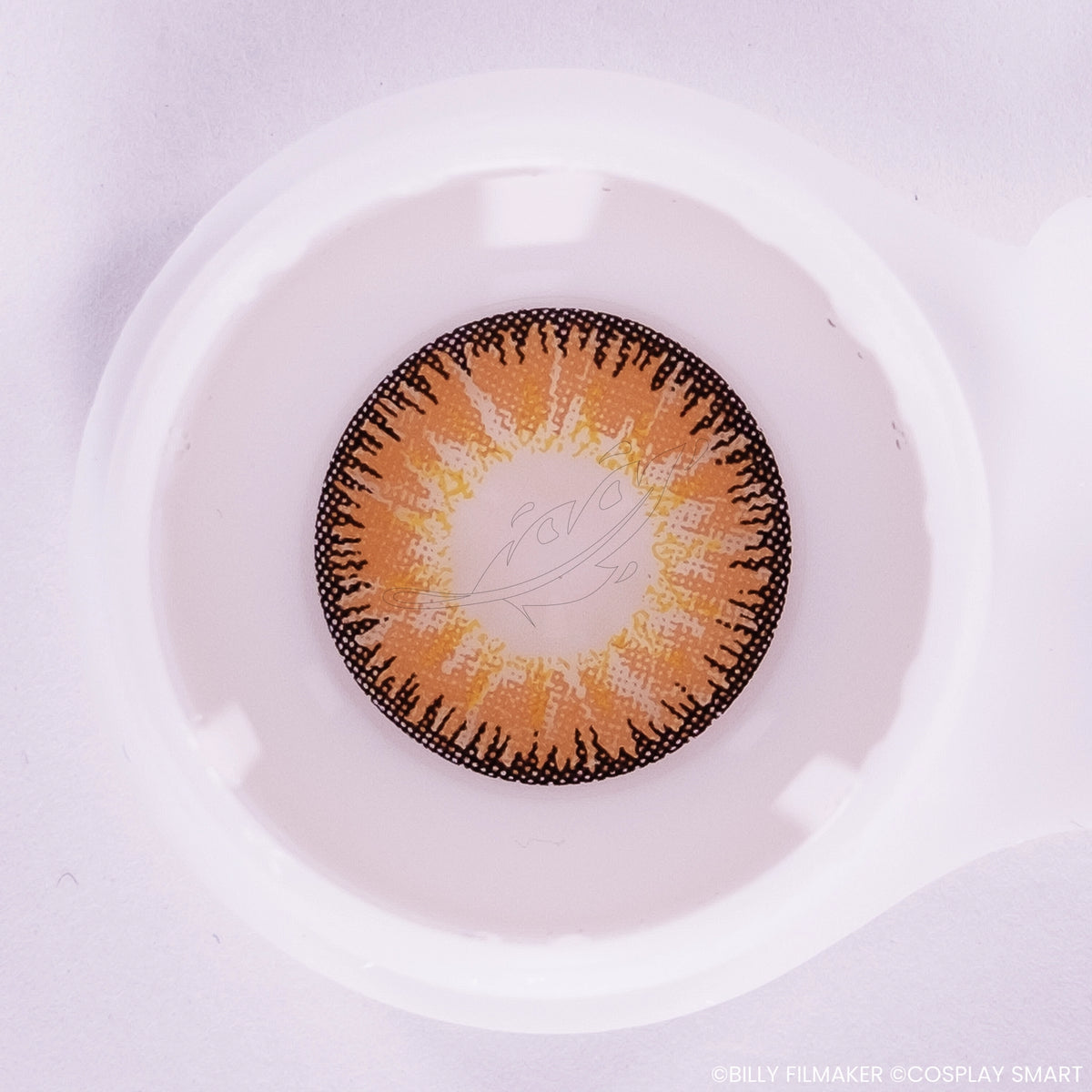 Lentilles Rayon Marron orangé