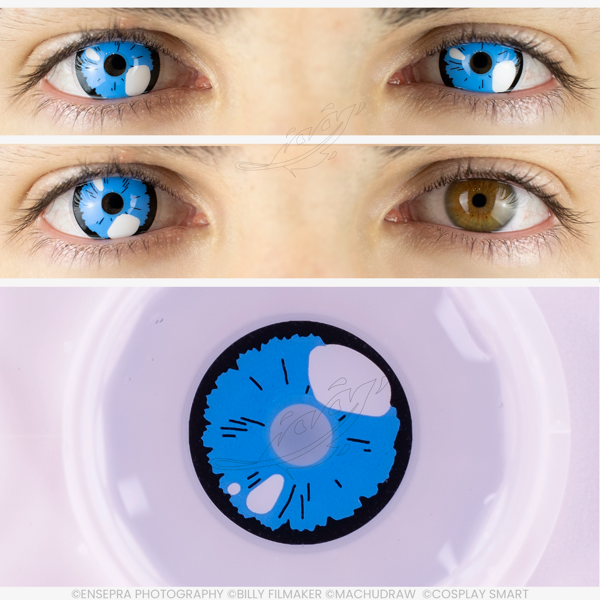 Lentilles Moe Bleu UwU