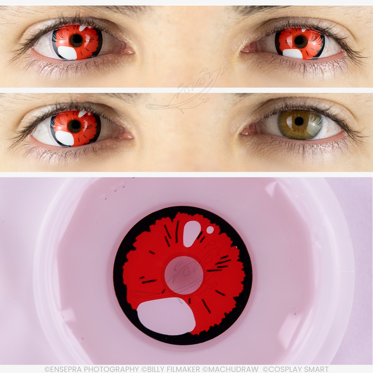 Lentilles Moe Rouge UwU