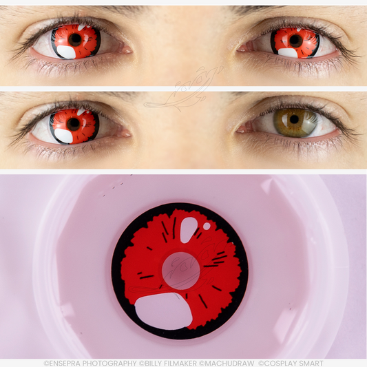 Lentilles Moe Rouge UwU