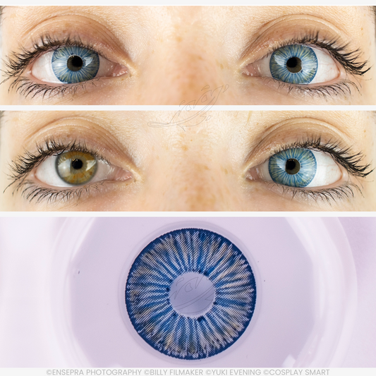 Lentilles Bleu Intense Six-fours
