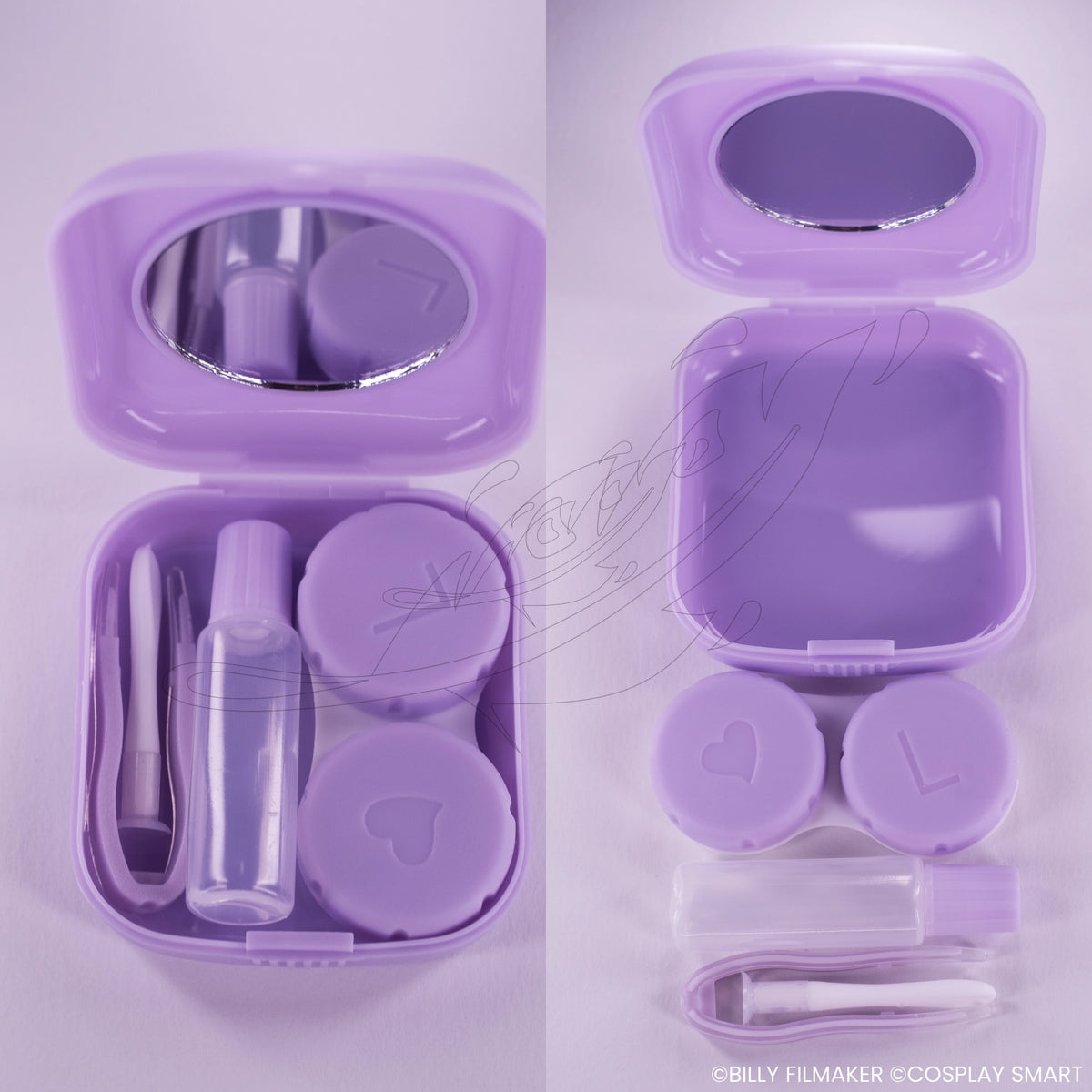 Kit boîte à lentilles Violet - vue 2