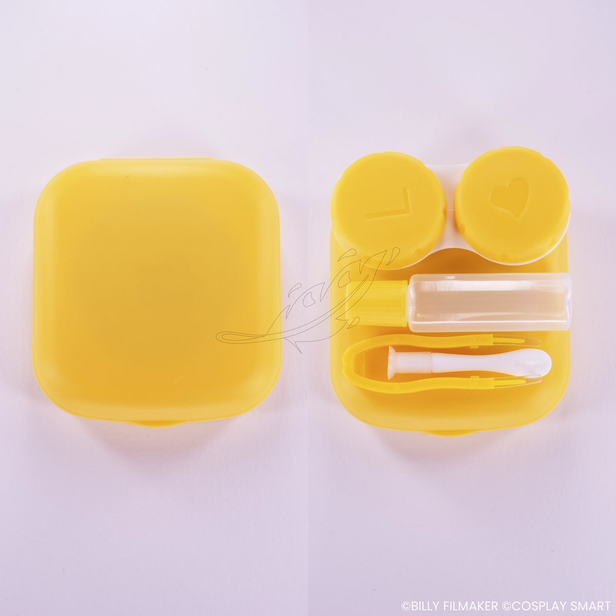 Kit boîte à lentilles Jaune - vue 3