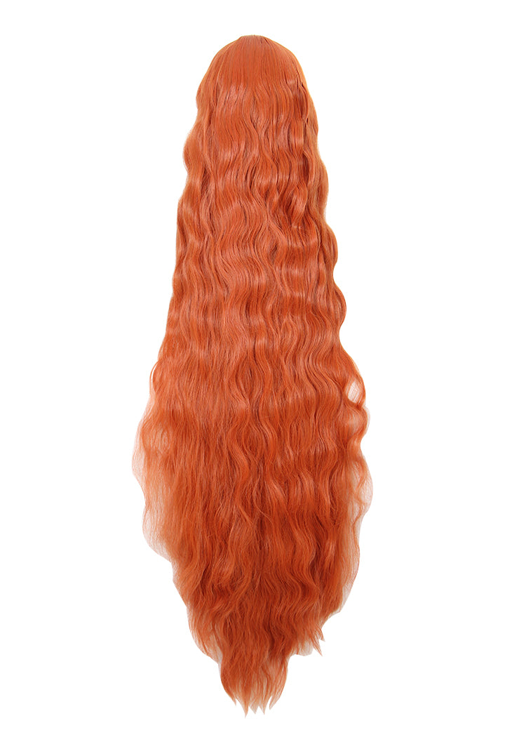 Perruque longue 120 cm - Rousse - Ondulée - vue 3