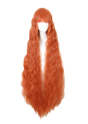 Perruque longue 120 cm - Rousse - Ondulée - vue 1