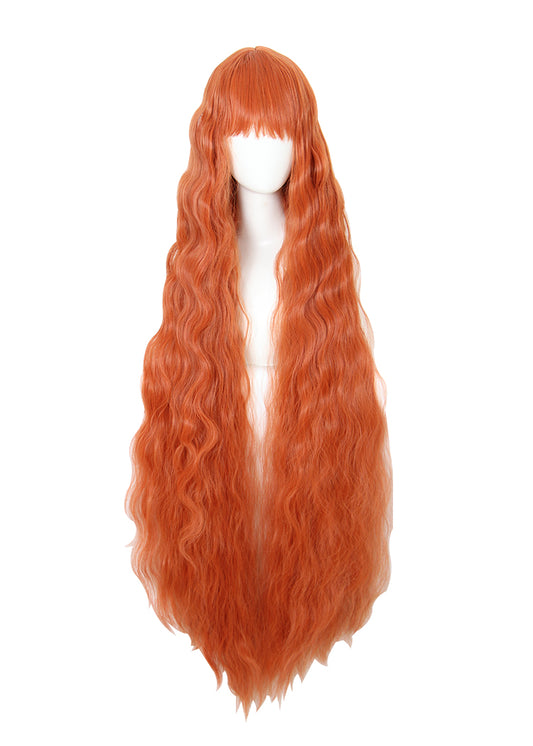 Perruque longue 120 cm - Rousse - Ondulée - vue 1