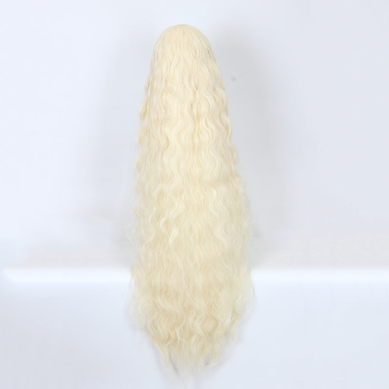 Perruque longue 120 cm - Blond cendré - Ondulée - vue 3