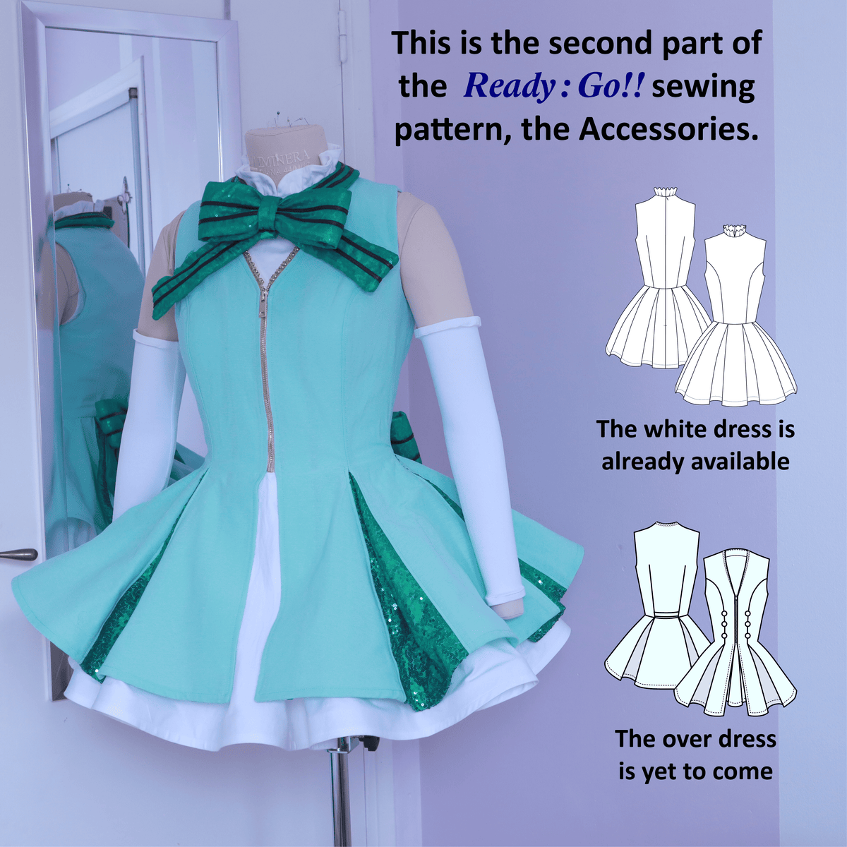 Patron Cosplay Idol – Prêt - Partez!! – Accesoires – PDF Couture - vue 10