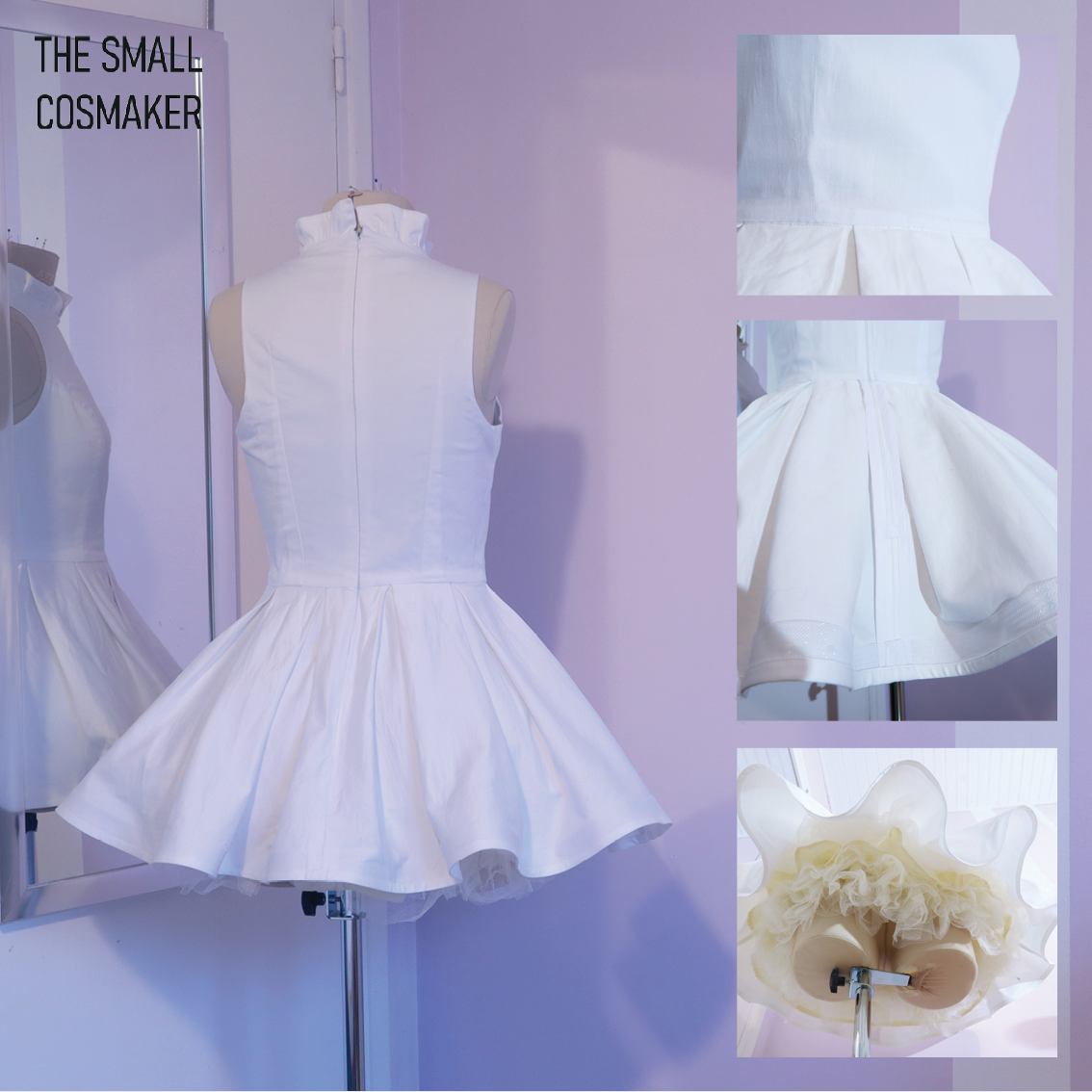 Patron Cosplay Idol – Prêt - Partez!! – Robe blanche – PDF Couture - vue 8