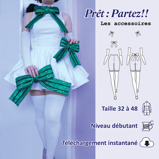 Patron Cosplay Idol – Prêt - Partez!! – Accesoires – PDF Couture - Français - vue 1