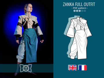 Cosplay PDF Pattern – Complete Cleaner Outfit – Filibert Patterns