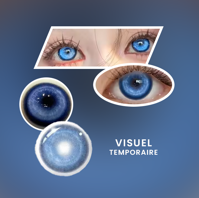 Lentille Bleu Nebuleuse