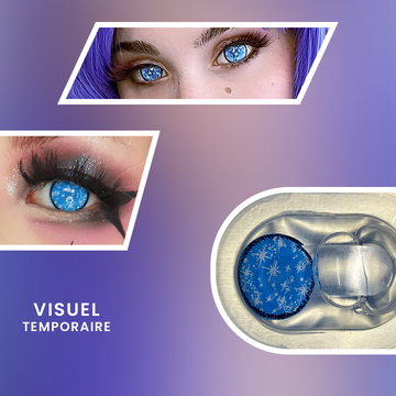 Lentille Galaxie bleu intégrale
