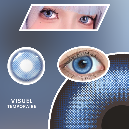 Lentille Bleu Intense - vue 1