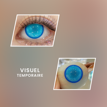 Lentille voile Bleu
