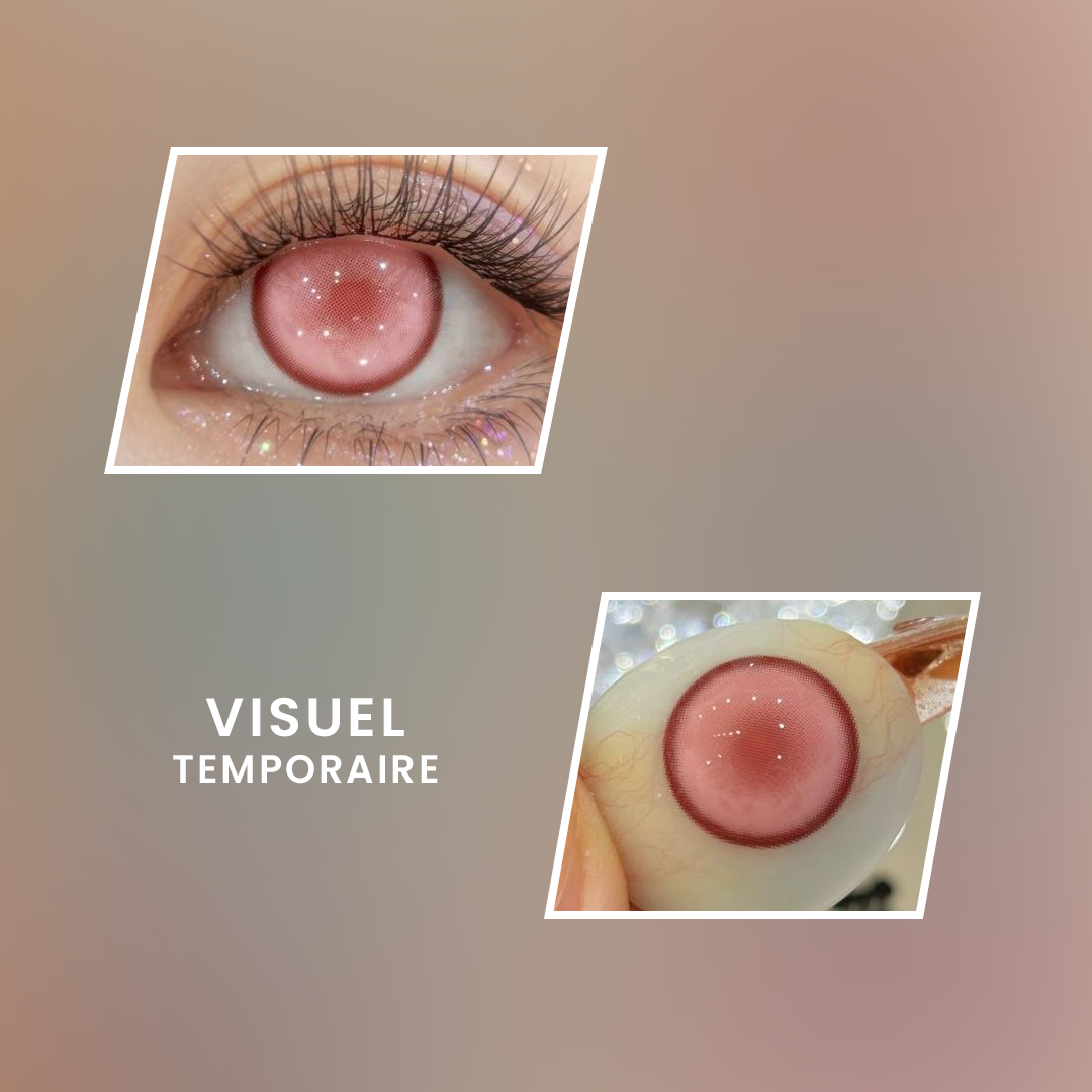 Lentille voile Rose