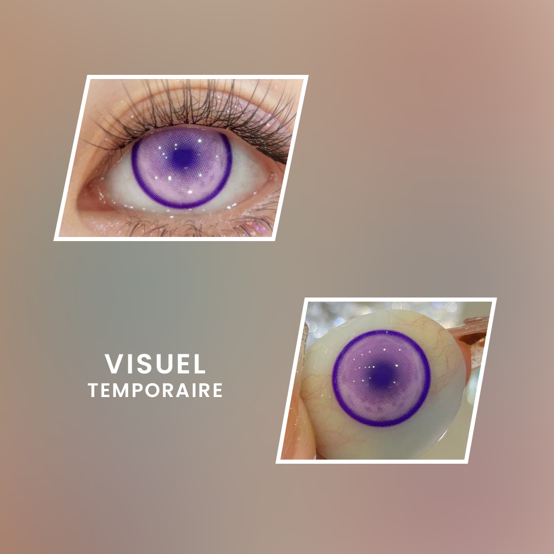 Lentille voile Violet