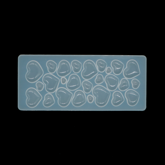 Moule Cœur en Silicone – Mini cœurs, Résine UV/Époxy, Bijoux DIY, Charms, Cosplay, Décorations Kawaii, Démoulage facile, silicone flexible, rendu brillant, moule silicone forme coeur, coeur bombé, moule a gateau silicone forme coeur, bijoux, bougie, coeur 3D, sacré, savon