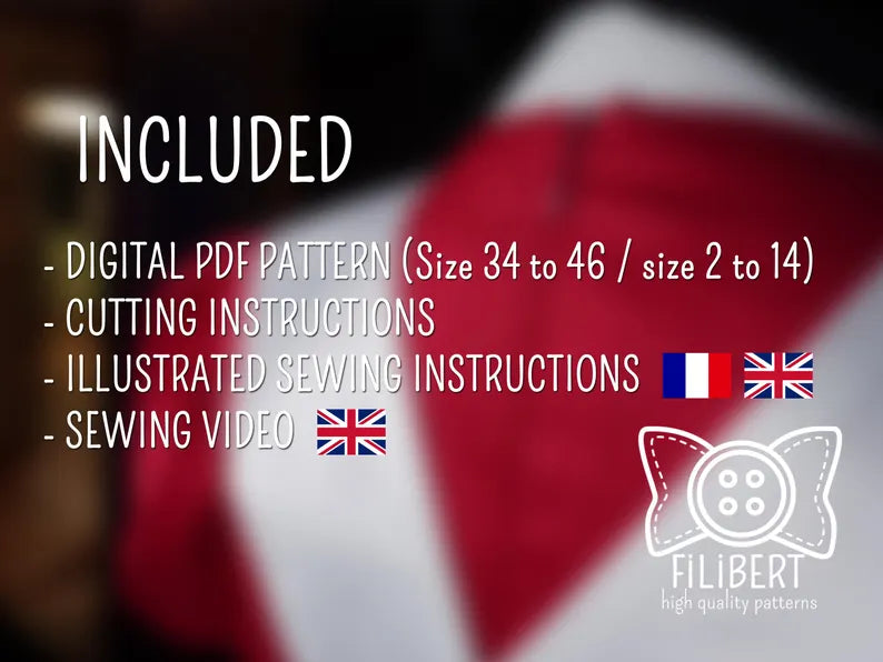 Patron Cosplay PDF - Soubrette des enfers - Filibert Patterns - vue 4