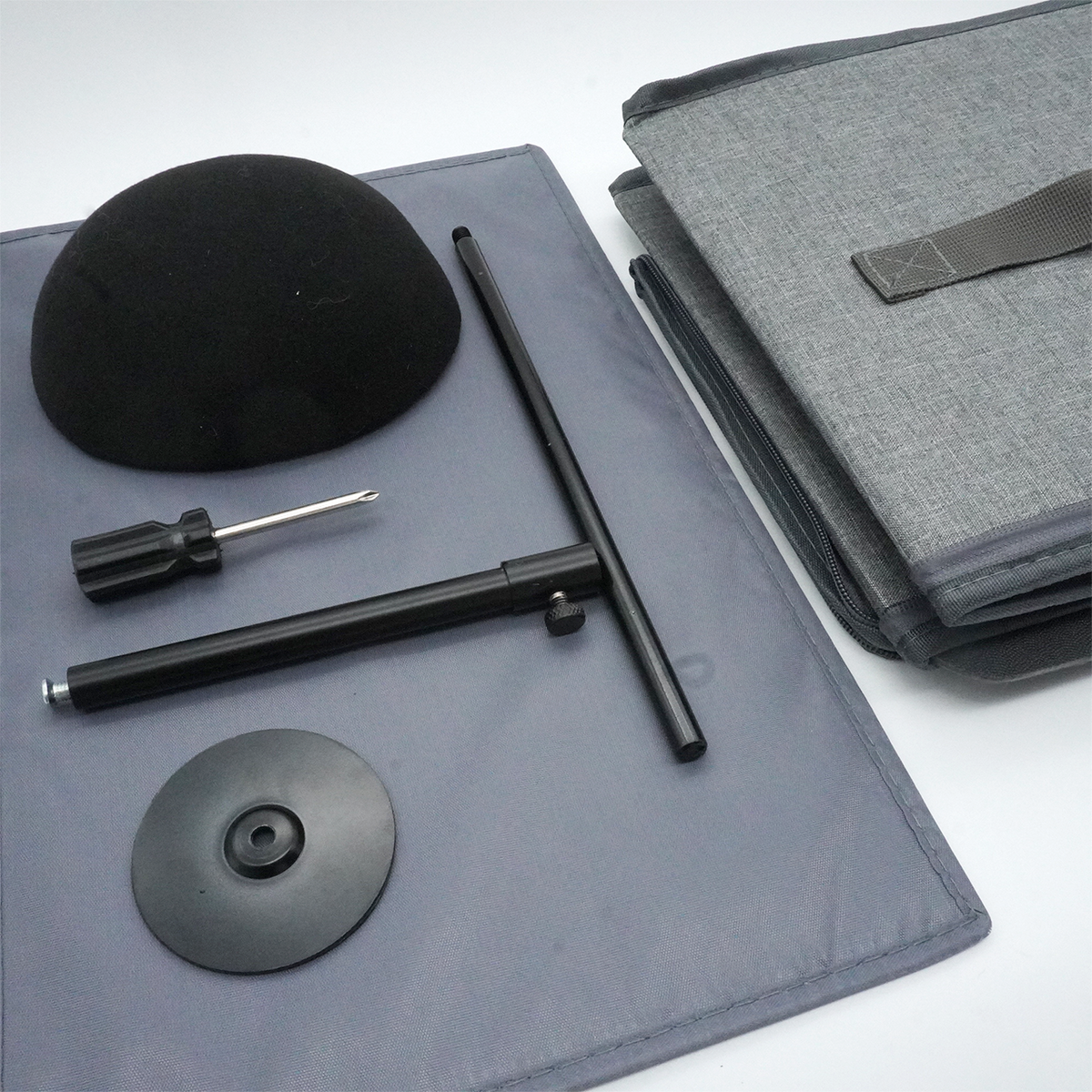 Boîte de rangement perruque pliable pour voyage et convention