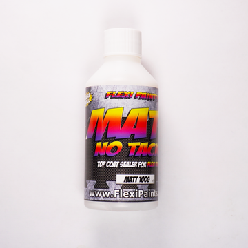 Vue avant du pot de Matt Top Coat 100g – vernis mat souple à base d’eau, idéal pour protéger les cosplays sans effet brillant ni craquelure.