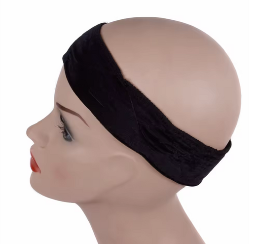Bandeau anti-dérapant perruque velours