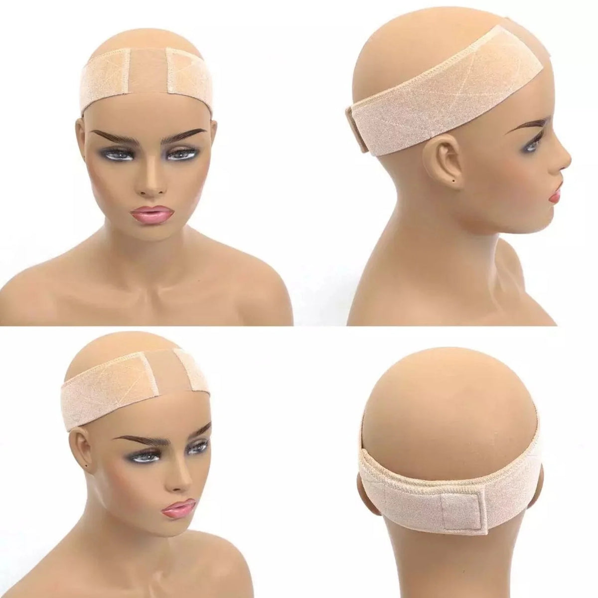 Bandeau anti-dérapant pour perruque frontlace - Beige - vue 1