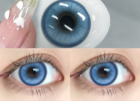 Lentille Bleu Intense - vue 2