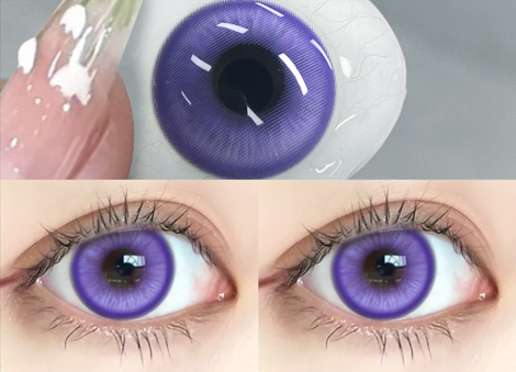 Lentille Bleu Violet Indigo Intense (-1,75 précommande) - vue 2