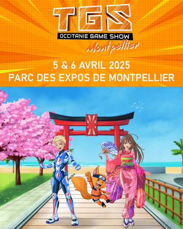 affiche avec infos de la tgs montpellier