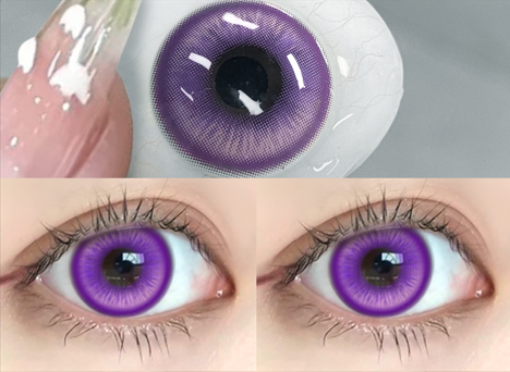Lentille Violette Intense - vue 2